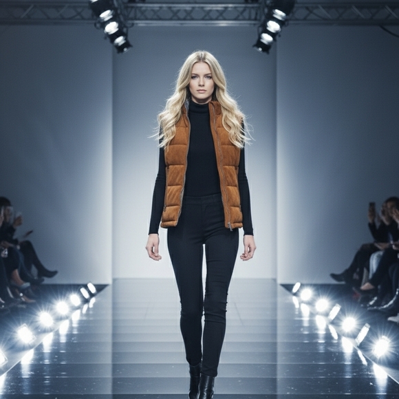 Zara Jackets & Blazers - Zara Brown Suede Accent Vest